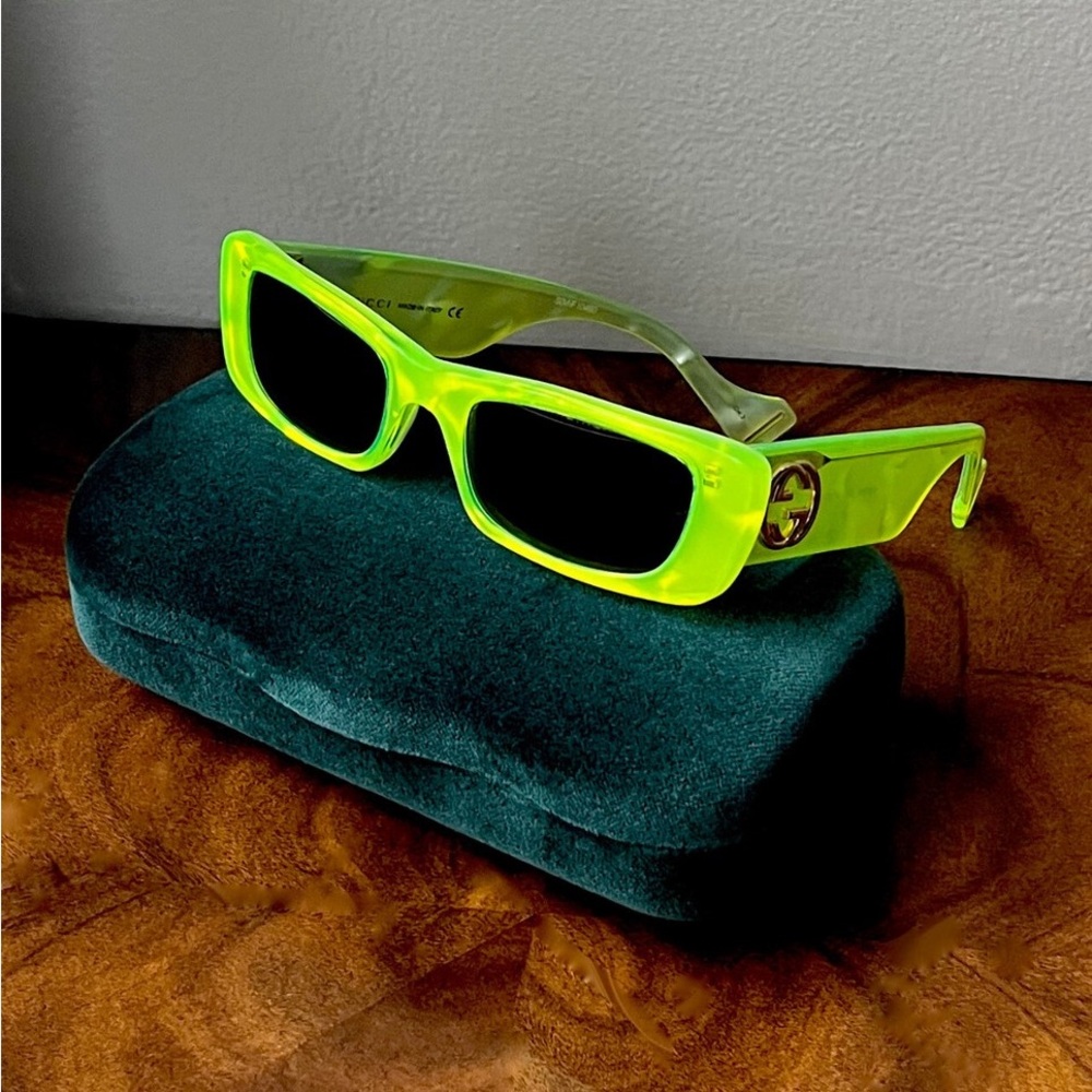 Gucci Neon Green Sunglasses